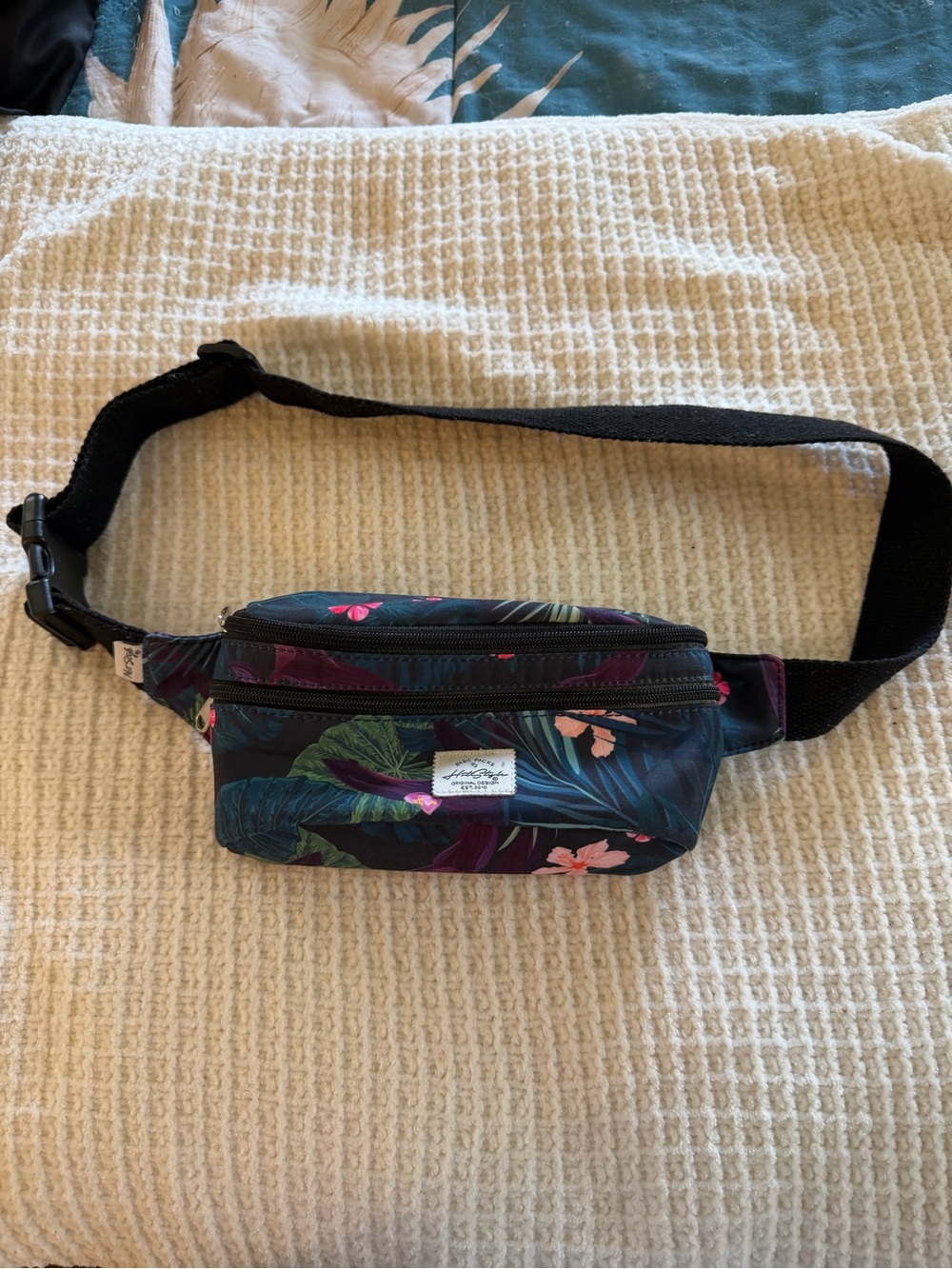 Tropical Print Belt Bag -